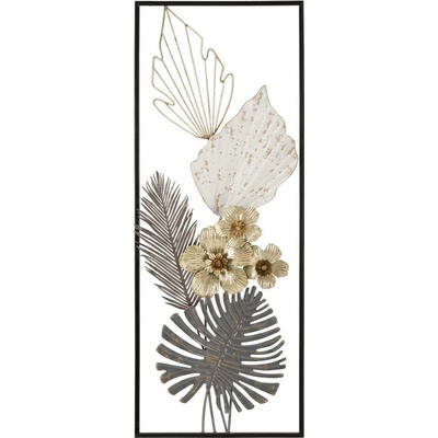 Mauro Ferretti Kovový nástěnný panel CLASSIC, černý, 28,6x74,3 cm černá