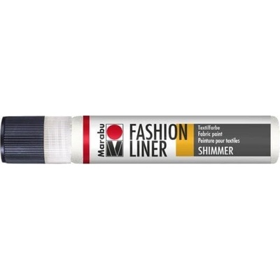 Marabu Fashion liner bílý třpytivý 25 ml – Hledejceny.cz