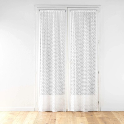 Douceur d'intérieur Sada dvou záclon se vzorem, ODILA, 70 x 240 cm bílý