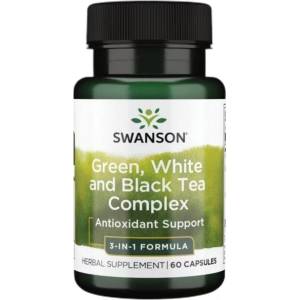 Swanson Green, White and Black Tea Complex [60 капсули]