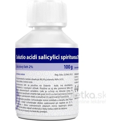 Solutio acidi salicylici spirituosa 2% sol.der.1 x 100 g