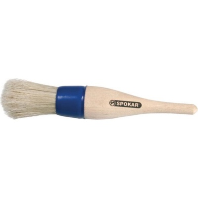 Spokar štetec guľatý 81110 C 28, držadlo - drevo