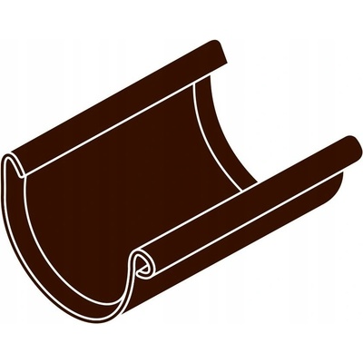 Marley Spojka odkvapového žľabu 105 mm hnedá