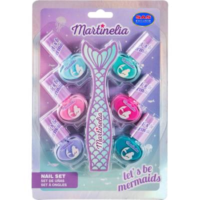 Aquarius Cosmetic Комплект лакове за нокти Martinelia - Русалки, 6 броя