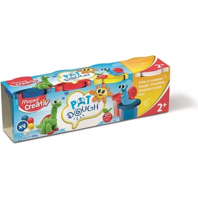 Maped Комплект глина, 4x114 g, MAPED CREATIV "Pat Dough Classic", смесени цветове 907200 (907200)
