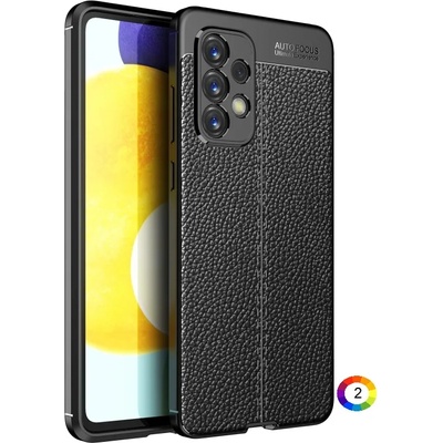 Samsung Galaxy A33 5G Удароустойчив Litchi Skin Калъф и Протектор