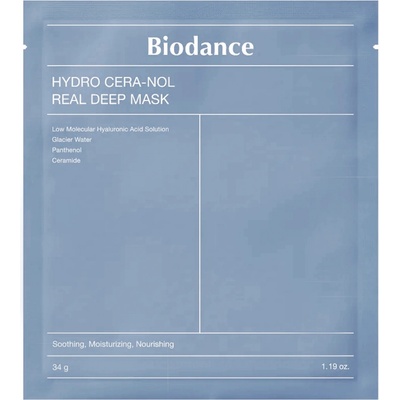 Biodance Hydro Cera-nol Real Deep Mask Hydratační kolagenová maska 1 ks 34 g – Zboží Dáma