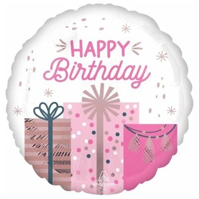Anagram Kruh Dárečky HB 43cm fóliový balónek