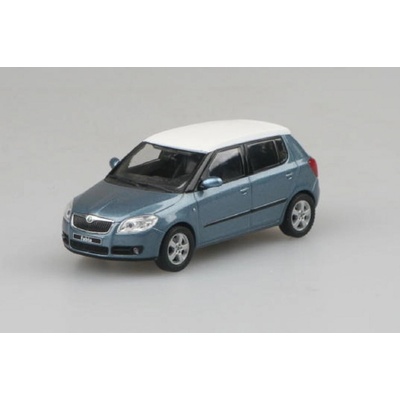 Abrex Škoda Fabia II 2006 Satin Šedá Metalíza 1:43