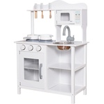Ginger Home Детска Дървена Кухня ginger home Бяла w10c404h (w10c404h) - bebetabg