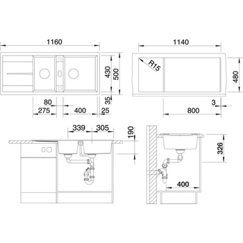 Image 1 of BLANCO METRA 8 S (515048)