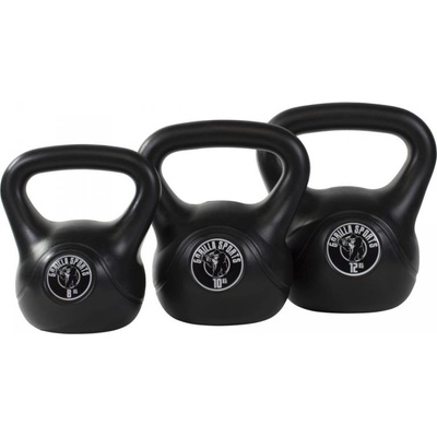 Gorilla Sports Sada kettlebell činiek, plast 30 kg