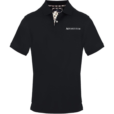 Aquascutum Блуза с яка Aquascutum Men's Polo Short Sleeve Polo Shirt - Black