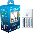 Panasonic Eneloop Basic Charger + 4x 1900mAh K-KJ51MCC40E