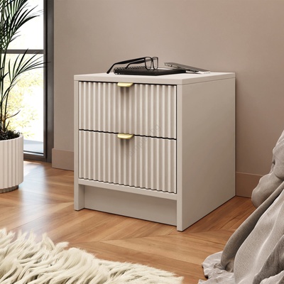 MIRJAN 24 Нощно шкафче TIRENO 35x40 см бежово (MJ0163)