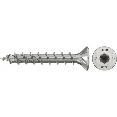 Fischer 574068 skrutky do drevotriesky 5 mm 30 mm TX Nerezová oceľ 200 ks