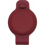 JC Силиконов държач за каишки за домашни любимци за Apple AirTag - JC AirTag Pet Collar Back Clip (бордо)