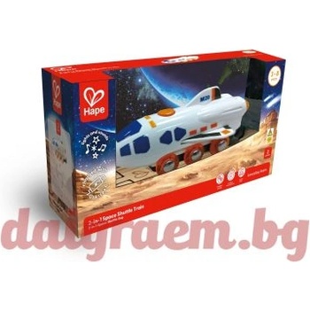 Hape Ракетен локомотив Космическа совалка с двоен режим, hape e3872 (h3872)