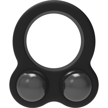 Image 1 of DreamToys Ramrod Cockring Dual Weight Black