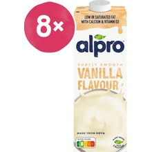 Alpro Sójový nápoj s vanilkovou příchutí 8 x 1 l