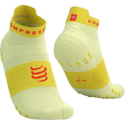 Compressport PRO RACING SOCKS V4.0 RUN žltáčervená