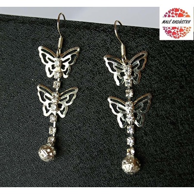 Fashion Jewerly Stříbrní motýlci 481