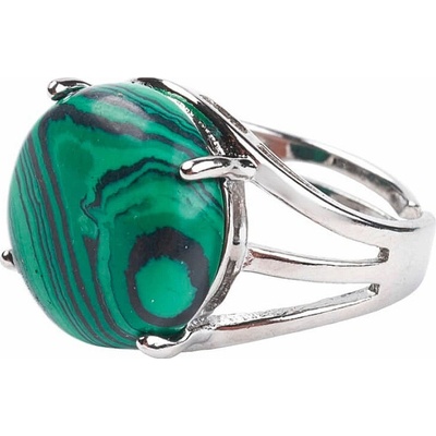 Nefertitis Malachit prsten nastavitelná NF37129 56