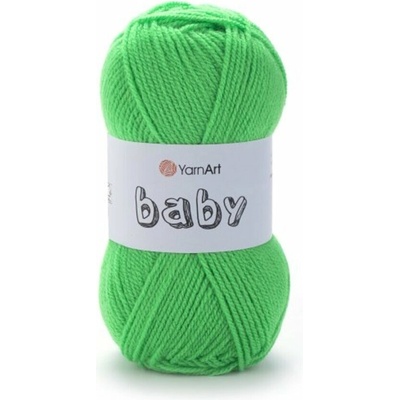 Yarn Art příze Baby 8233 neon zelená