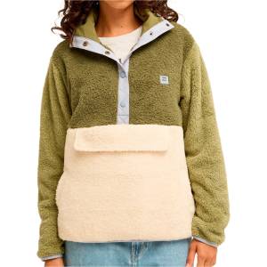 Billabong Дамски поларен пуловер Billabong Women's Switchback Pullover Fleece jumper - White Cap (105-7569-0412)