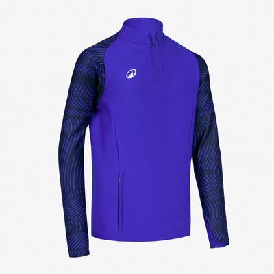 Kipsta Club Wavy s 1/2 zipsom tmavofialová