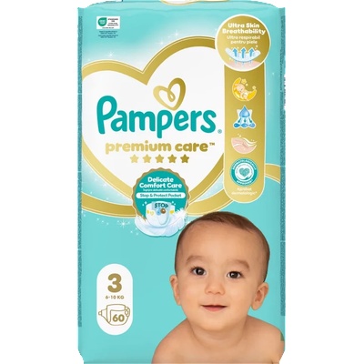 Pampers 3 Premium Care 60 броя