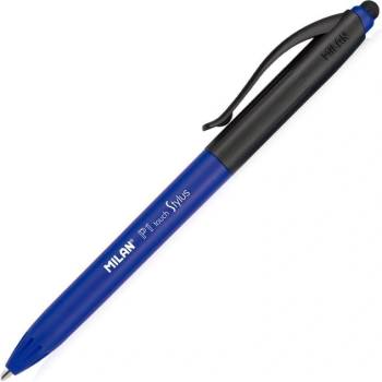 MILAN Химикалка P1 Touch Stylus, автоматична, 1.0 mm, синя (1005120713)