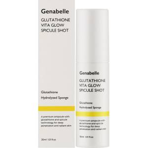 Genabelle Glutathione Vita Glow Spicule Shot - Осветляющая Сыворотка с Микроиглами 30ml