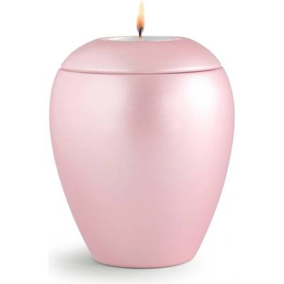 Zvieracia urna Crystal so sviečkou - Rose 1,5l