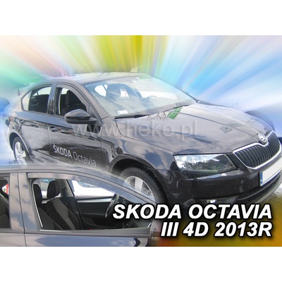 Deflektory SKODA Octavia 2013-20