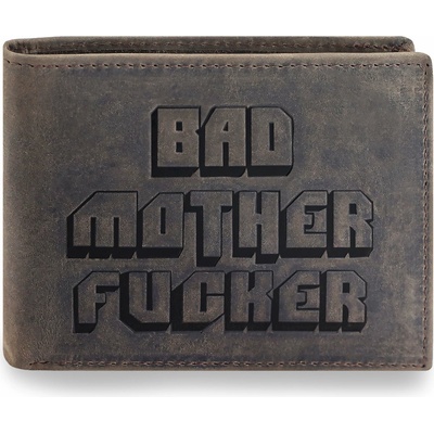 Pánska peňaženka STEVENS Kožená 100% BAD MOTHER FUCKER PULP FICTION