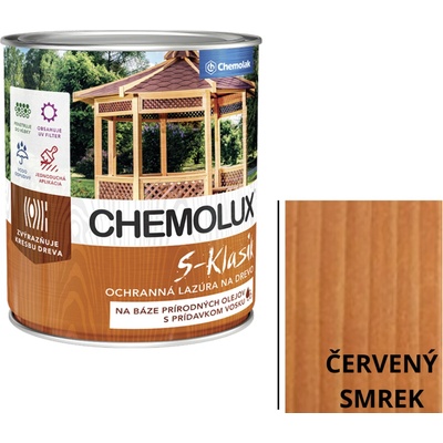 Chemolux S Klasik 0,75 l červ.smrek