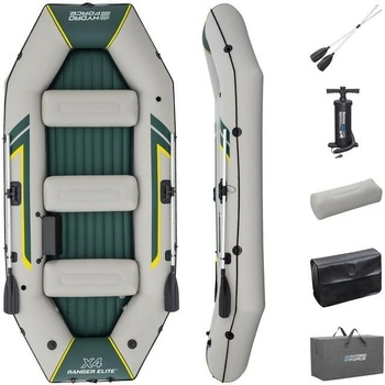 Bestway Надуваема лодка Bestway Ranger Elite X4 65157 за риболов, 320x148x47 см