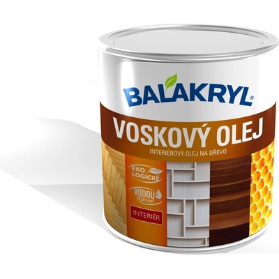 Balakryl Voskový olej 0,75 l dub sivý