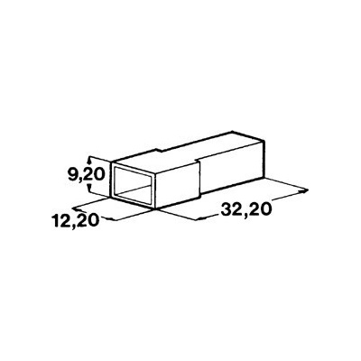 izolační kryt kolíku 6,3mm