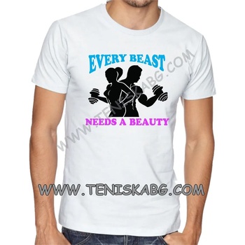 Image 1 of Fruit of the Loom Забавна тениска - Fitness