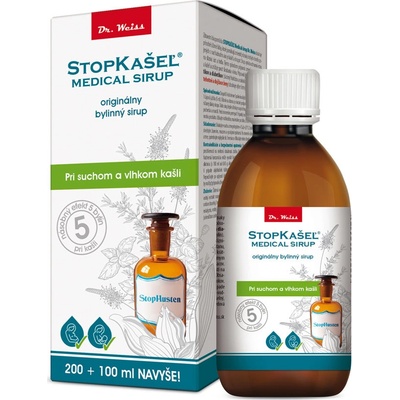 Simply You Dr.Weiss STOPKAŠEĽ Medical sirup pri kašli 300 ml