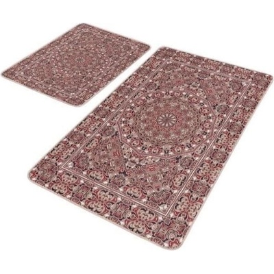 Mila Home Кафяви кадифени килими за баня в комплект от 2 бр. 60x100 cm - Mila Home (HKG-TY-PASPAS-037)