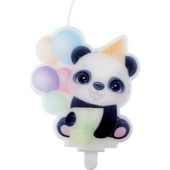 Santex Svíčka Panda 6,4 x 7,5 cm