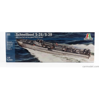 Italeri Boat S-boot S-26 s-38 Motosilurante Navy Military 1945 Lungh.lenght Cm 99.9 1:35