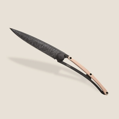Deejo 1GM025 37g black Gold collection Feather 18kt pink gold