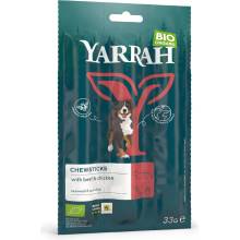 Yarrah Bio žuvacie tyčinky pre psov 3 x 33 g