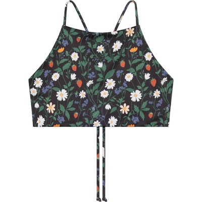 DEDICATED Дамско бикини горнище DEDICATED Women's Bikini Top Orust Bikini top - Strawberry Field Black (150-4039-0914)
