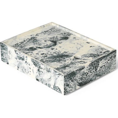 Ferm Living Úložný box Mist 15 x 20 bílá zelená