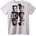 NOONEBRAND Тениска One Direction с отпечатъци от устни - 7XL, White